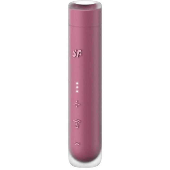 SATISFYER - FIRST KISS ESTIMULADOR CLÍTORIS POR ONDAS GRANATE | VibraZon