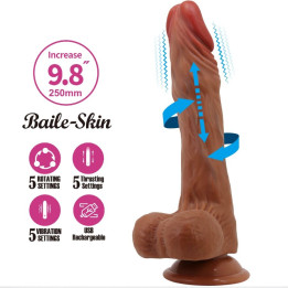 BAILE - CALISTO DILDO REALÍSTICO 25 CM NATURAL | VibraZon