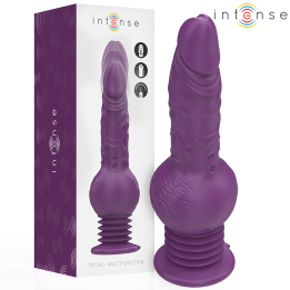 INTENSE - TATUM VIBRADOR MULTIFUNCIÓN CON VIBRACIÓN UP AND DOWN 24 CM MORADO | VibraZon