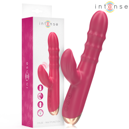 INTENSE - CHLOE VIBRADOR MULTIFUNCIÓN 3 EN 1 ROJO | VibraZon