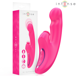 INTENSE - EMI VIBRADOR 13,5 CM MULTIFUNCIÓN 3 EN 1 10 VIBRACIONES ROSA | VibraZon