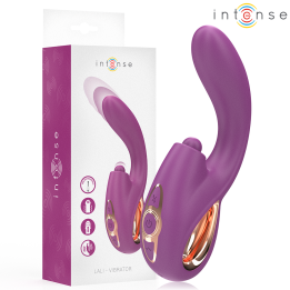 INTENSE - LALI VIBRADOR PUNTO G MULTIFUNCIÓN ESTIMULACIÓN & EMPUJE & VIBRACIÓN MORADO | VibraZon