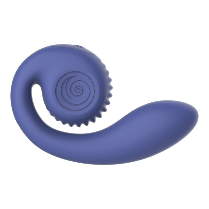 SNAIL VIBE - GIZI LITE VIBRADOR DUAL PUNTO G Y CLÍTORIS MORADO | VibraZon