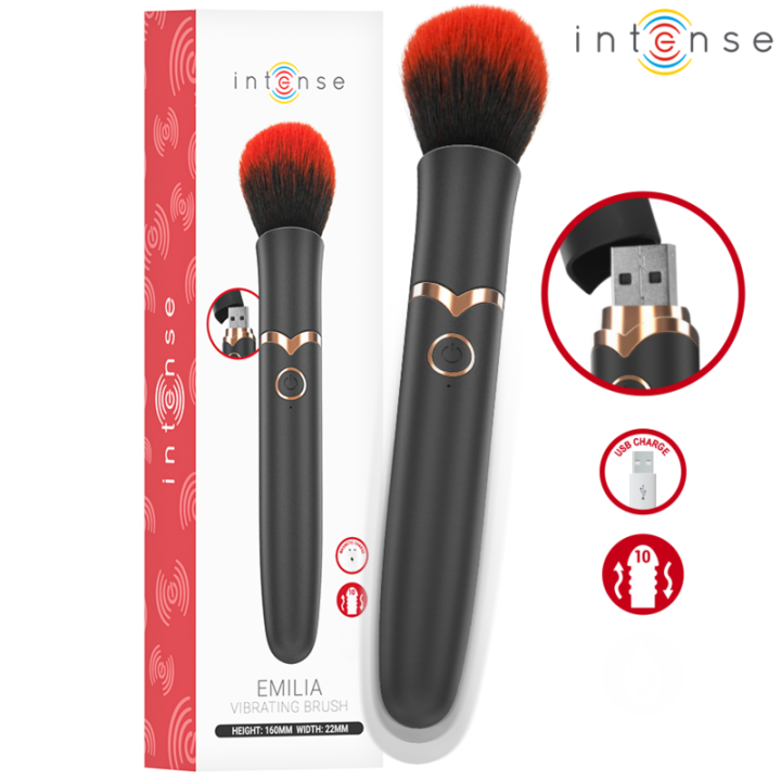 INTENSE - EMILIA VIBRADOR BROCHA 10 VIBRACIONES 16 CM | VibraZon