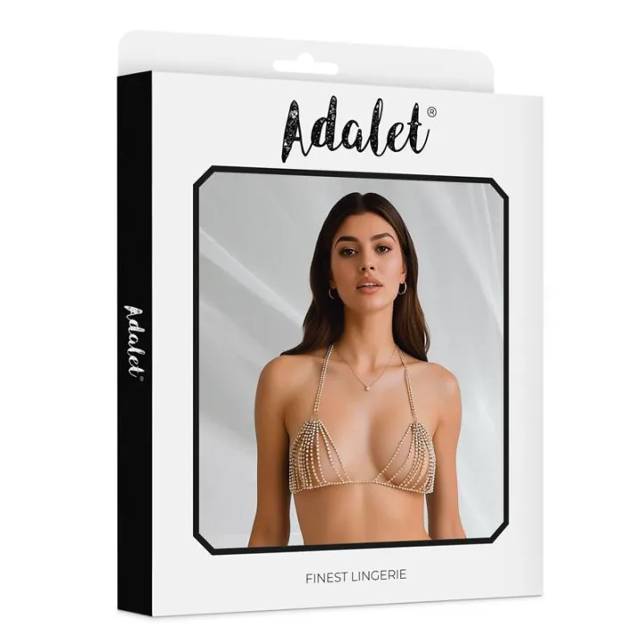 Mireya Sujetador Dorado Talla Única de Adalet Lingerie