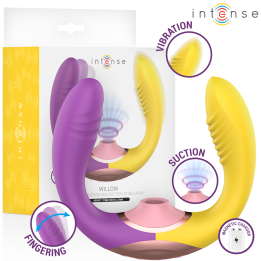 INTENSE - WILLOW ESTIMULADOR 3 EN 1 DE SUCCIÓN Y VIBRACIÓN | VibraZon