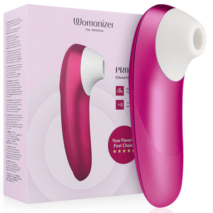 WOMANIZER - PRO VIBRANT ESTIMULADOR DE CLÍTORIS ROSA | VibraZon