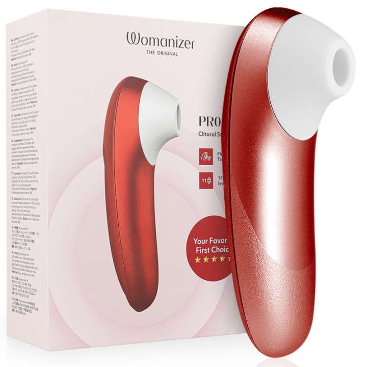 WOMANIZER - PRO VIBRANT ESTIMULADOR DE CLÍTORIS BURDEOS | VibraZon