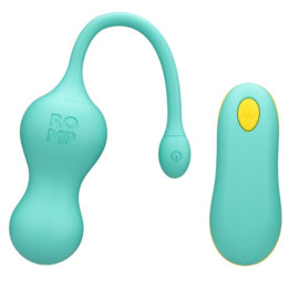 ROMP - CELLO HUEVO VIBRADOR MULTIFUNCIÓN TURQUESA CONTROL REMOTO | VibraZon