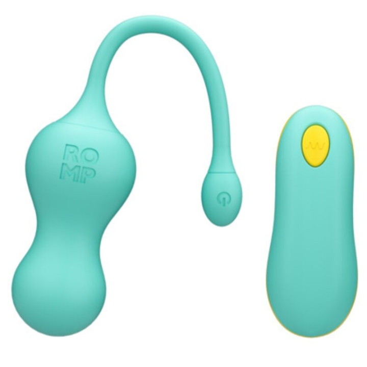 ROMP - CELLO HUEVO VIBRADOR MULTIFUNCIÓN TURQUESA CONTROL REMOTO | VibraZon