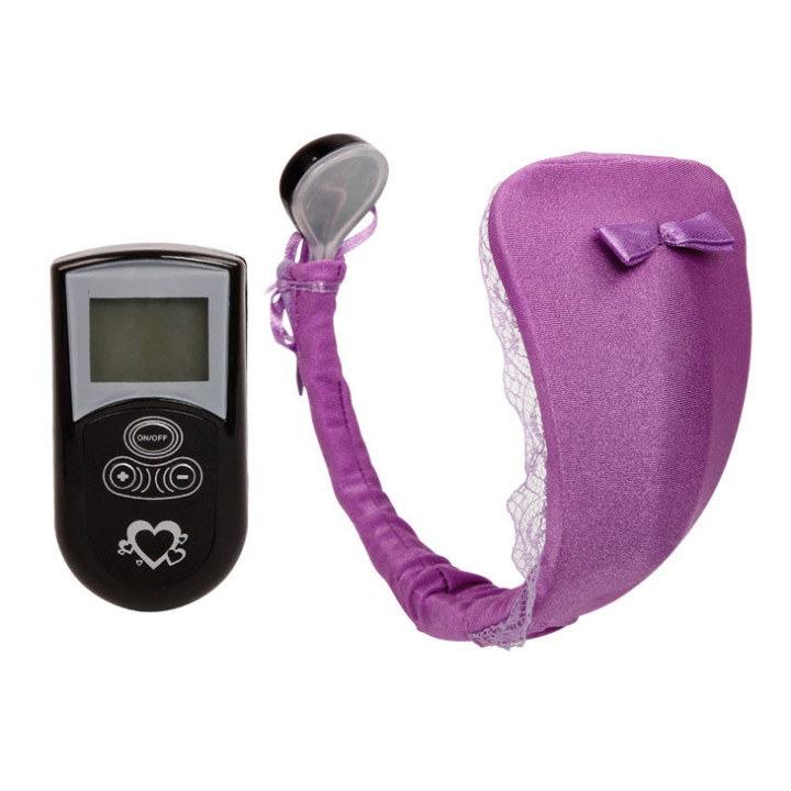 BAILE - TANGA CON VIBRADOR CON CONTROL REMOTO LILA | VibraZon