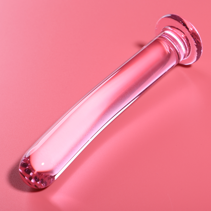 NEBULA SERIES BY IBIZA - MODELO 8 DILDO CRISTAL ROSA 14.5 CM -O- 2 CM | VibraZon