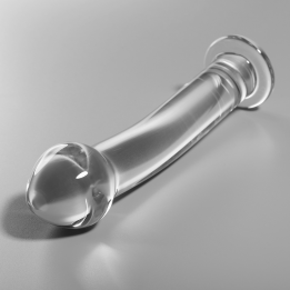 NEBULA SERIES BY IBIZA - MODELO 11 DILDO CRISTAL TRANSPARENTE 16 CM -O- 3 CM | VibraZon