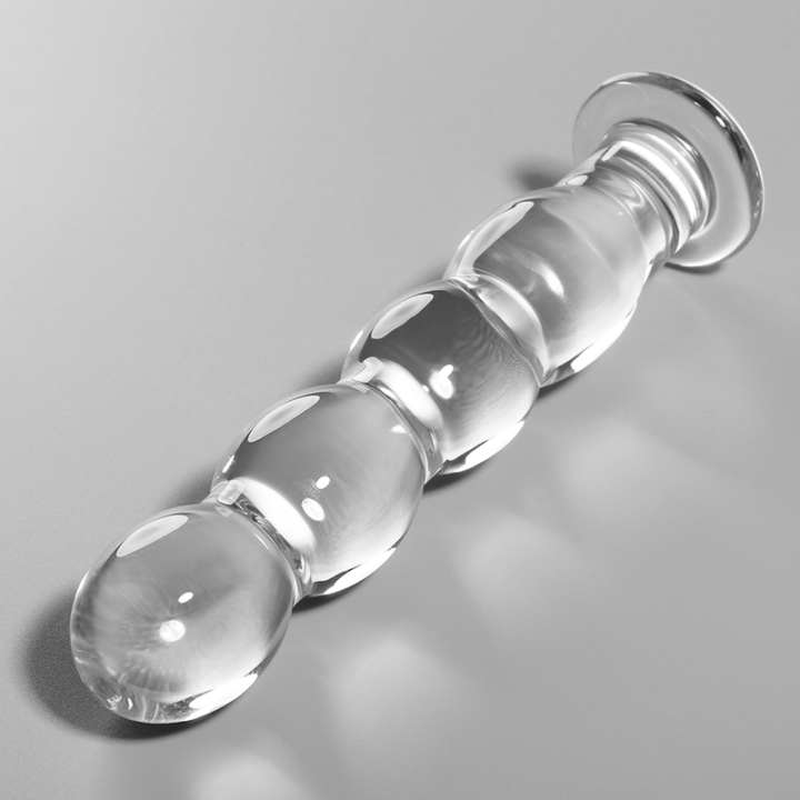 NEBULA SERIES BY IBIZA - MODELO 10 DILDO CRISTAL TRANSPARENTE 16.5 CM -O- 3.5 CM | VibraZon