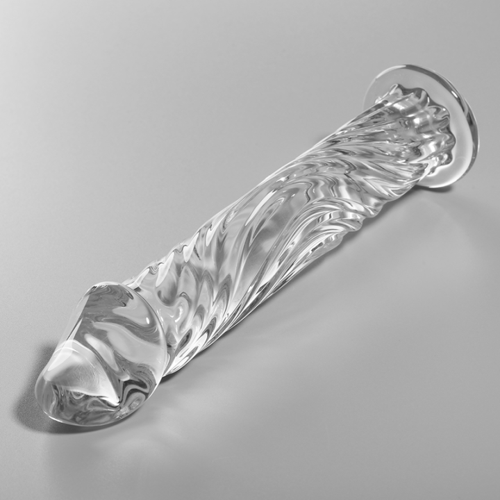 NEBULA SERIES BY IBIZA - MODELO 12 DILDO CRISTAL TRANSPARENTE 17 CM -O- 3.5 CM | VibraZon