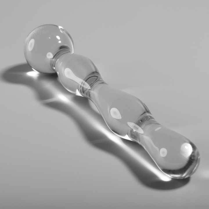 NEBULA SERIES BY IBIZA - MODELO 13 DILDO CRISTAL TRANSPARENTE 18 CM -O- 3.5 CM | VibraZon