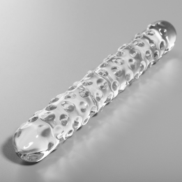 NEBULA SERIES BY IBIZA - MODELO 15 DILDO CRISTAL TRANSPARENTE 18.5 CM -O- 3 CM | VibraZon