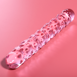 NEBULA SERIES BY IBIZA - MODELO 15 DILDO CRISTAL ROSA 18.5 CM -O- 3 CM | VibraZon