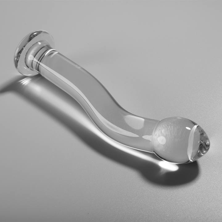NEBULA SERIES BY IBIZA - MODELO 18 DILDO CRISTAL TRANSPARENTE 18.5 CM -O- 3.5 CM | VibraZon