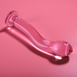 NEBULA SERIES BY IBIZA - MODELO 18 DILDO CRISTAL ROSA 18.5 CM -O- 3.5 CM | VibraZon