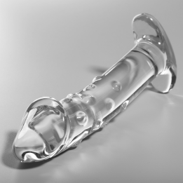 NEBULA SERIES BY IBIZA - MODELO 19 DILDO CRISTAL TRANSPARENTE 18.5 CM -O- 4 CM | VibraZon