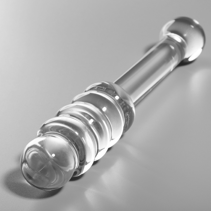 NEBULA SERIES BY IBIZA - MODELO 20 DILDO CRISTAL TRANSPARENTE 20.5 CM -O- 3 CM | VibraZon