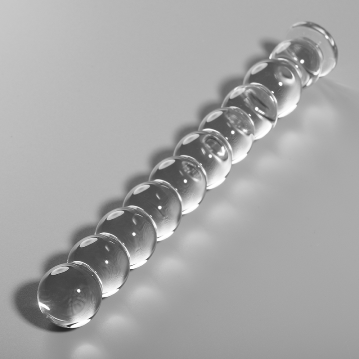 NEBULA SERIES BY IBIZA - MODELO 22 DILDO CRISTAL TRANSPARENTE 21.5 CM -O- 2.5 CM | VibraZon