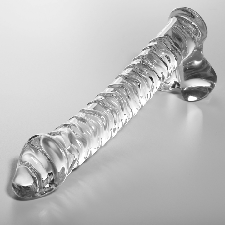 NEBULA SERIES BY IBIZA - MODELO 23 DILDO CRISTAL TRANSPARENTE 21.5 CM -O- 4 CM | VibraZon