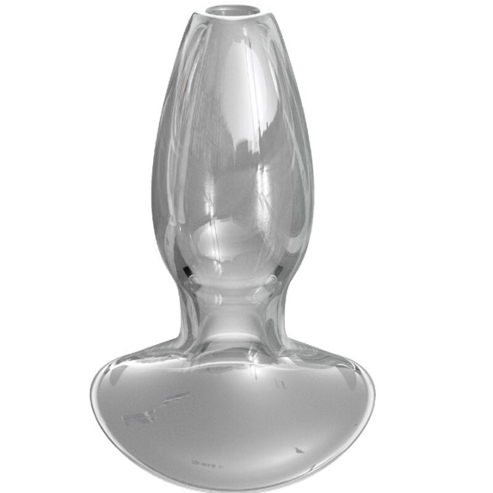 PLUG ANAL DE CRISTAL ERGONÓMICO PARA ESTIMULACIÓN ANAL | VibraZon