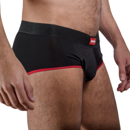 MACHO - MS24R CALZONCILLO BRIEF OSCURO ROJO XL | VibraZon