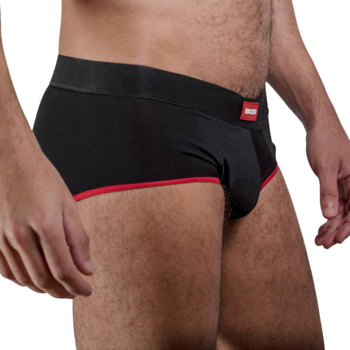 MACHO - MS24R CALZONCILLO BRIEF OSCURO ROJO XL | VibraZon