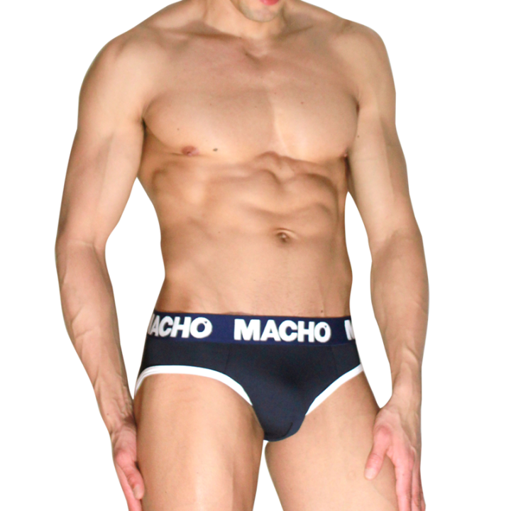 MACHO - MCH008 SLIP CLÁSICO AZUL MARINO S | VibraZon