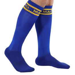 MACHO - CALCETINES LARGOS TALLA ÚNICA AZUL | VibraZon