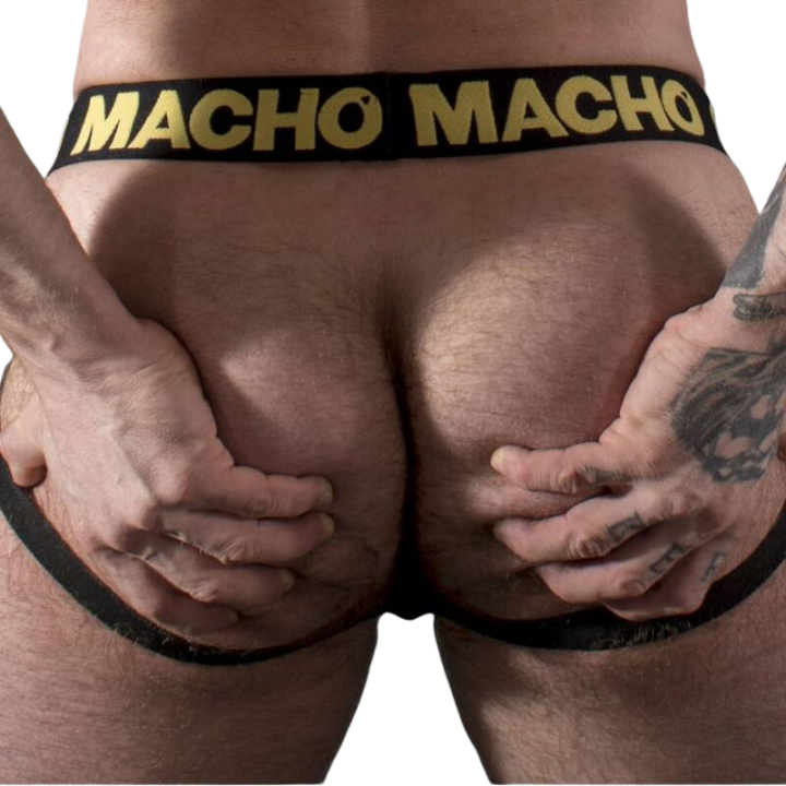 MACHO - MX25AC JOCK CUERO AMARILLO S | VibraZon
