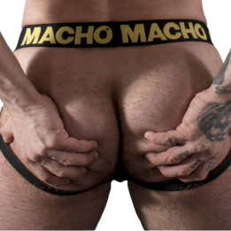 MACHO - MX25AC JOCK CUERO AMARILLO L | VibraZon