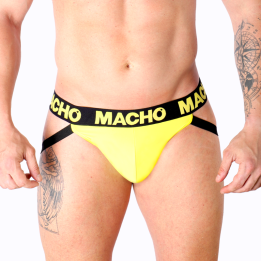 MACHO - MX25A JOCK AMARILLO LYCRA M | VibraZon