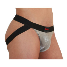 BURN - 001 JOCK BRILLANTE BEIGE / NEGRO S | VibraZon