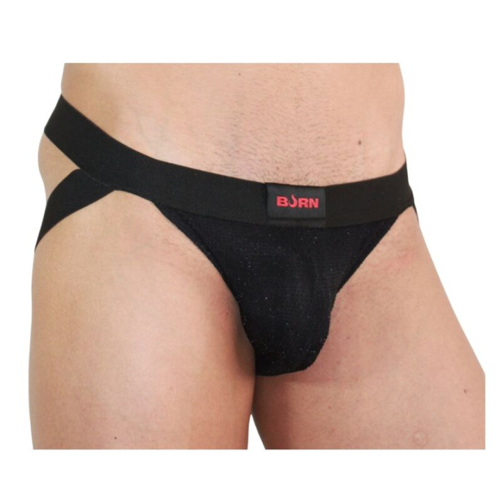 BURN - 003 JOCK BRILLANTE NEGRO M | VibraZon