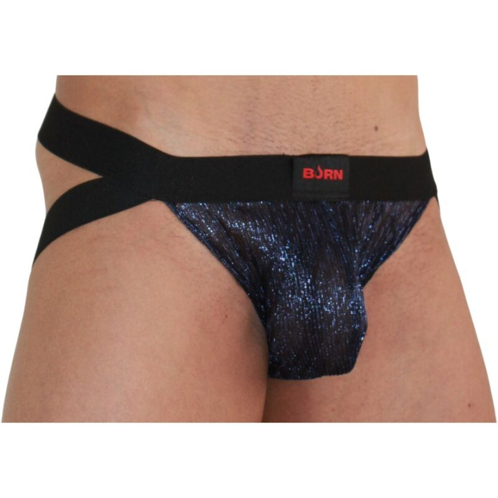 BURN - 006 JOCK BRILLANTE AZUL / NEGRO XL | VibraZon