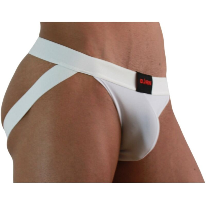 BURN - 007 JOCK LYCRA BLANCO M | VibraZon