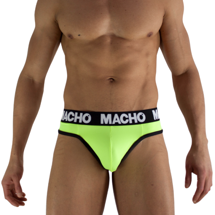 MACHO - MTG001 TANGA AMARILLO FLUOR L | VibraZon