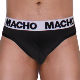 MACHO - MTG002 TANGA NEGRO/NEGRO M | VibraZon