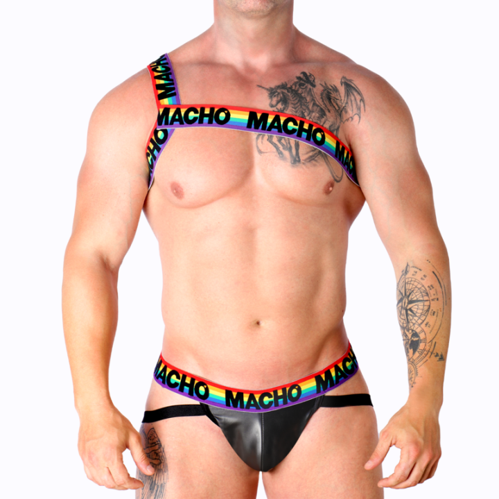 MACHO - ARNÉS ROMANO PRIDE S/M | VibraZon