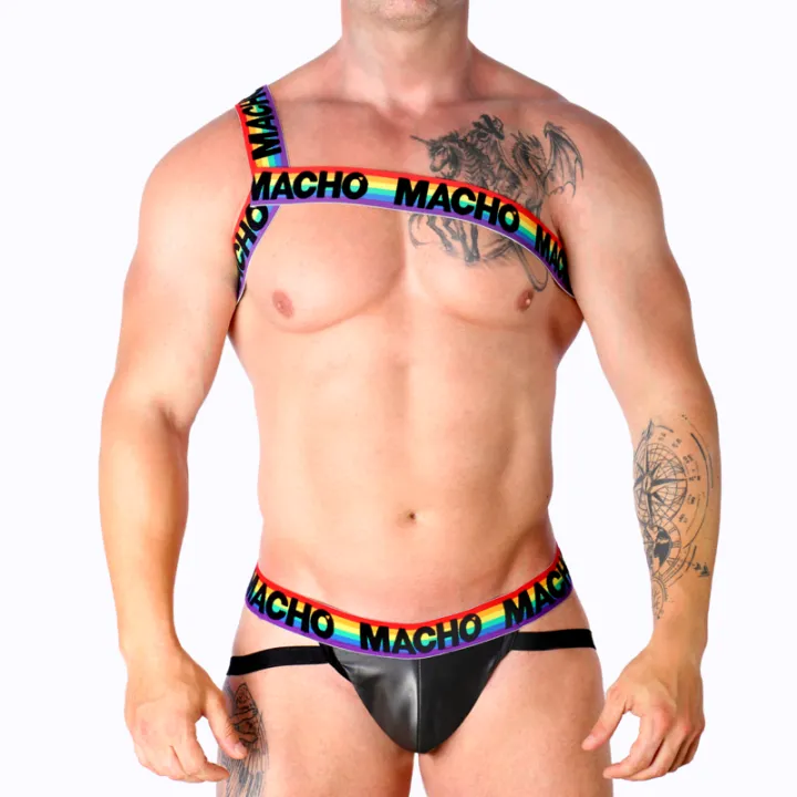 MACHO - ARNÉS ROMANO PRIDE L/XL