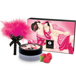 SHUNGA - KIT POLVOS DE MASAJE COMESTIBLE FRAMBUESA | VibraZon