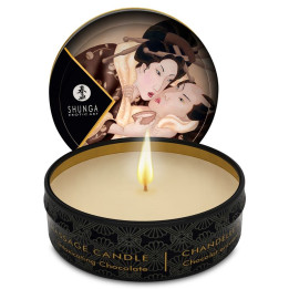 SHUNGA - MINI CARESS BY CANDELIGHT VELA MASAJE CHOCOLATE 30 ML | VibraZon