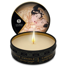 SHUNGA - MINI CARESS BY CANDELIGHT VELA MASAJE VAINILLA 30 ML | VibraZon
