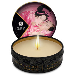 SHUNGA - MINI CARESS BY CANDELIGHT VELA MASAJE ROSAS 30 ML | VibraZon