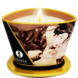 SHUNGA - MINI CARESS BY CANDELIGHT VELA MASAJE CHOCOLATE 170 ML | VibraZon