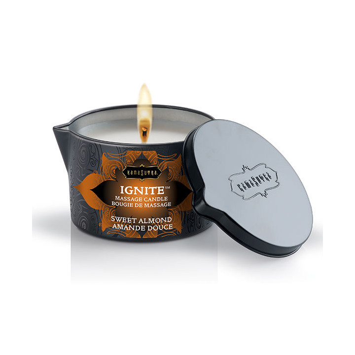KAMASUTRA - VELA DE MASAJE ALMENDRA MEDITERRANEA 170GR | VibraZon
